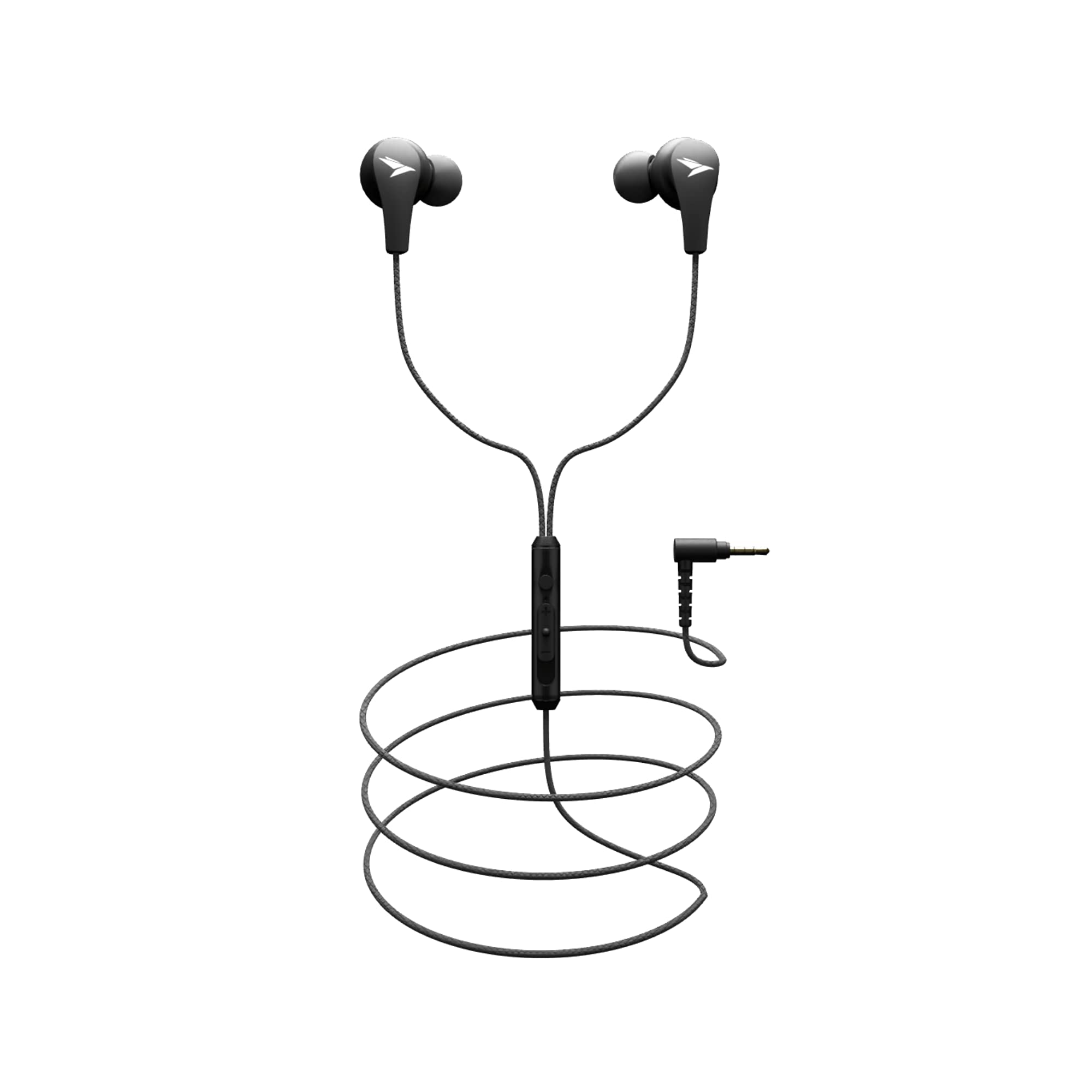 MOZU Audiology 100 Wired Earphones, Ergonomic Fit, Tangled Free